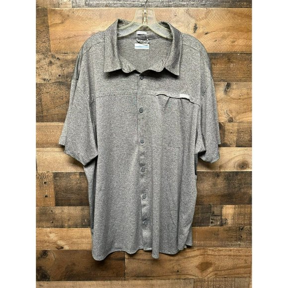 Columbia Men's Short Sleeve Button Up Size XXL - Picture 1 of 4